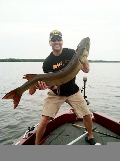 Jason with a nice early summer 45 incher - great job!